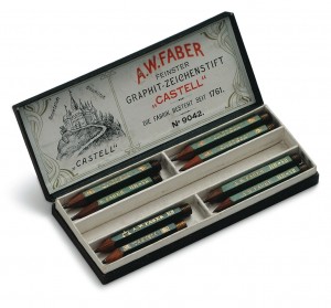 Boîte historique de crayons