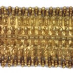 De l'or pour ce fermoir de vêtement décoré de figurines d'animaux (680-650 av.J.C.)