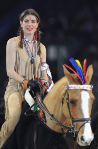 Charlotte Casiraghi présente au concours Gucci de l'an passé