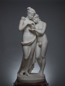 Amour et Psyché debout, marbre d'Antonio Canova