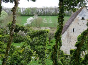 Une grande paix émane de ce jardin blanc et vert