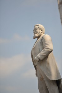 Une statue de Jean Jaurès