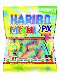 Les Haribo Miami en 4 couleurs