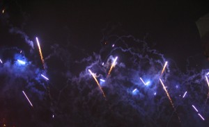 Plus de 20 minutes de feux d'artifice pour finir en beauté