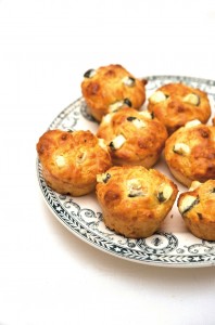 Muffins au Valencay et aux carottes