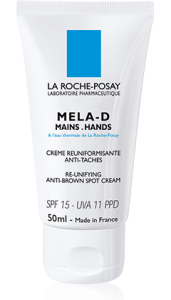 La Roche Posay cible les taches des mains