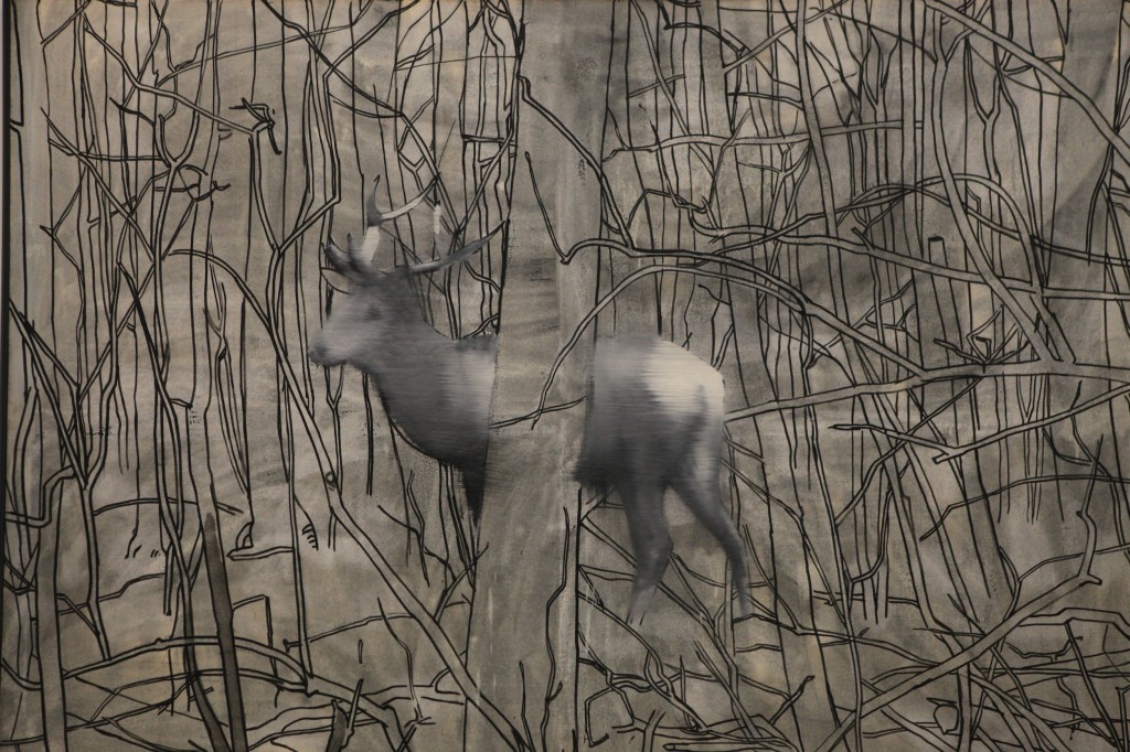 Huile sur toile de Gerhard Richter : Cerf  (1963 )