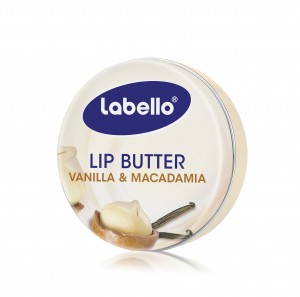 Aux côtés des tubes, la protection labiale existe aussi en boîte baume, ici à la vanille & macadamia