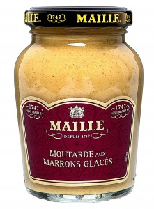 Edition festive chez Maille avec sa moutarde aux marrons glacés