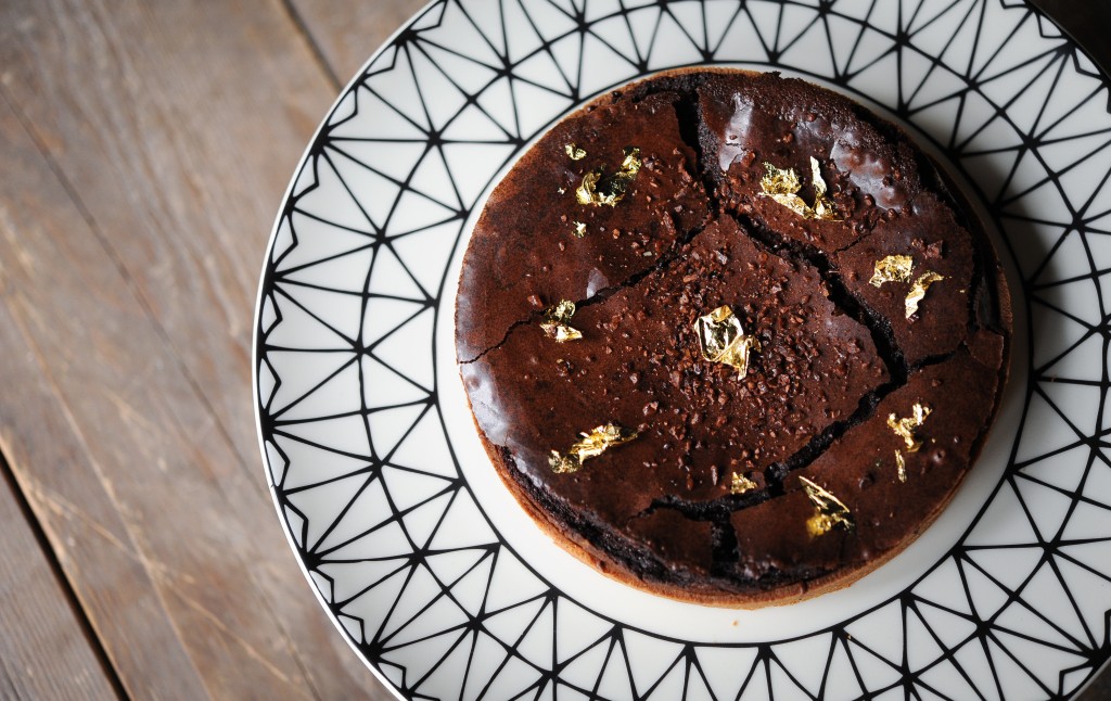 Tarte moelleuse au chocolat