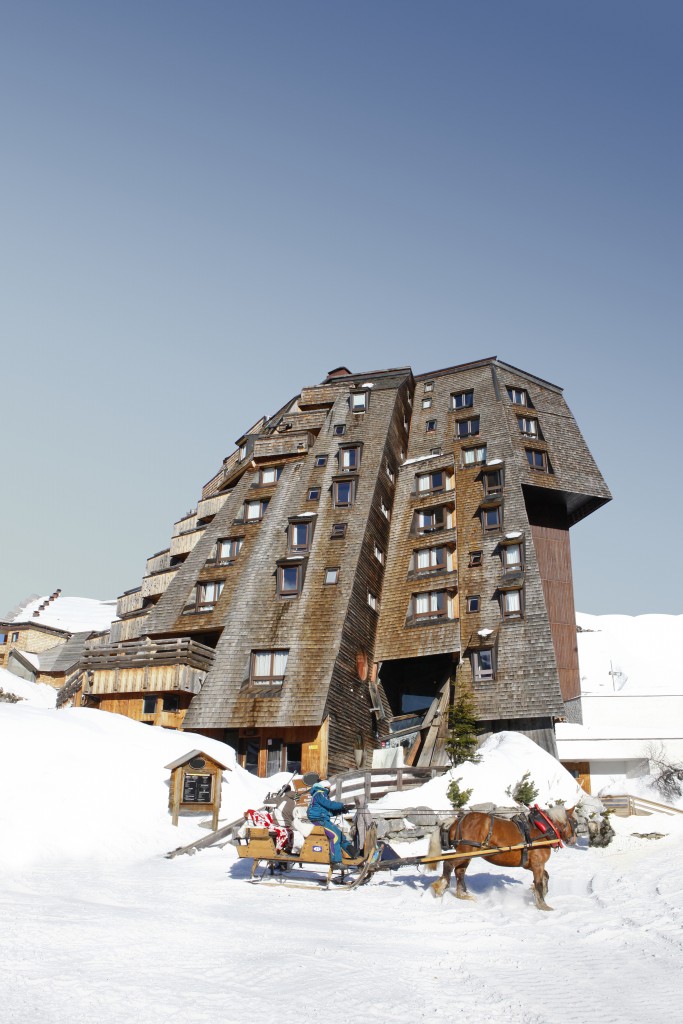 Le seul hôtel de la station piétonne d'Avoriaz