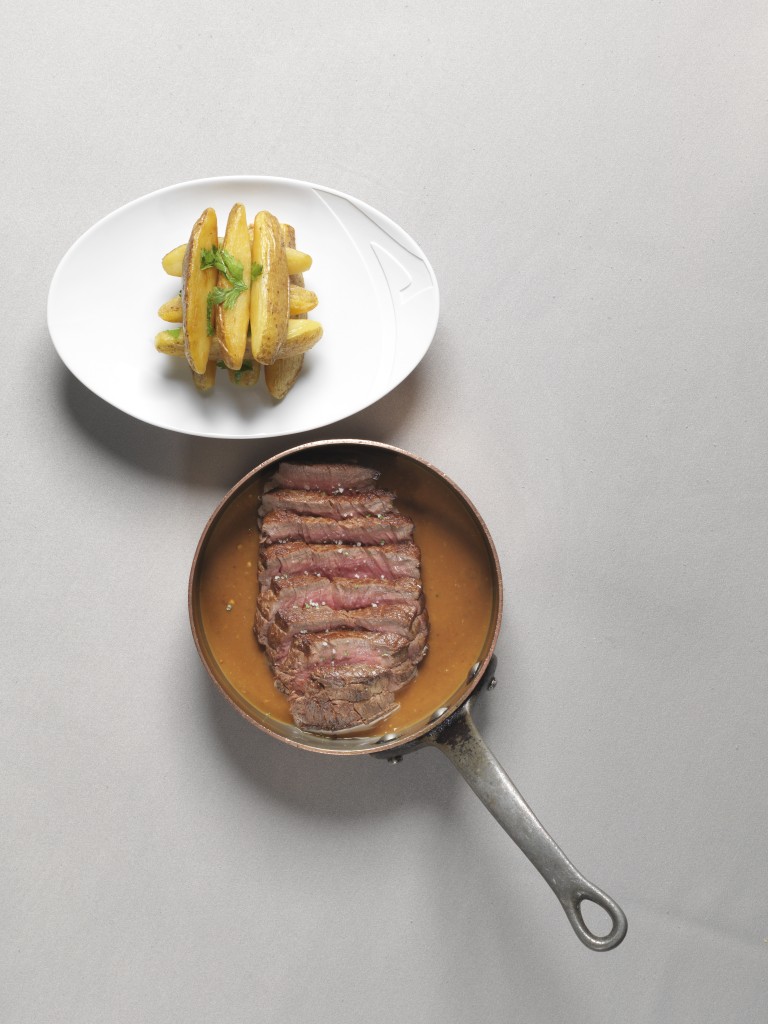 Filet de boeuf et pommes allumettes