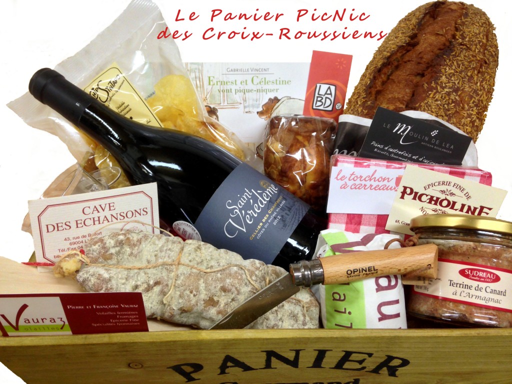 Plus qu'un léger snacking un panier pour chic pique nique à Lyon