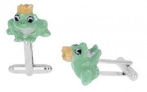 Boutons de manchette Princesse Grenouille 