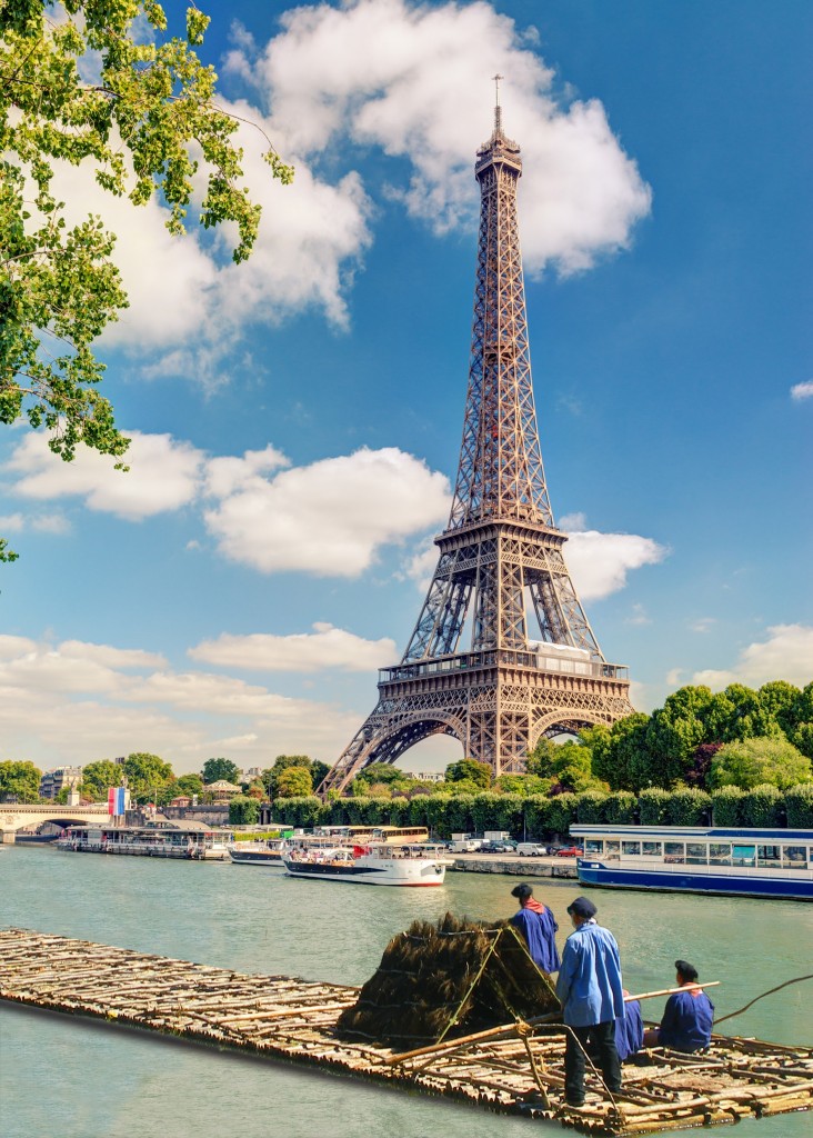 En fin de parcours, la Tour Eiffel