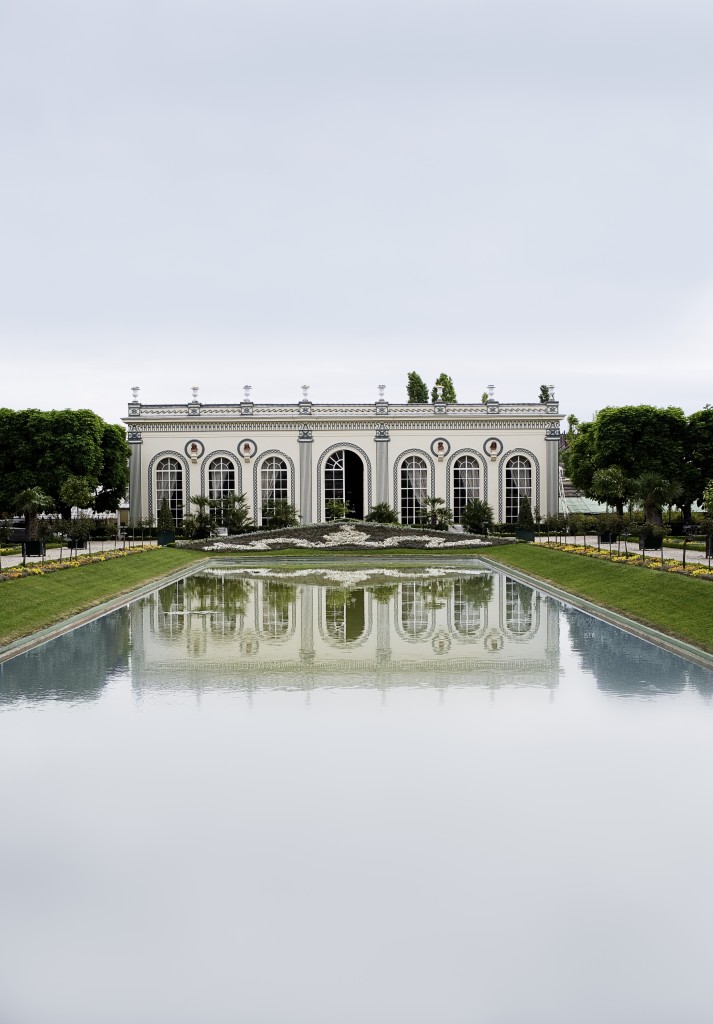 Orangerie et bassin de Moët