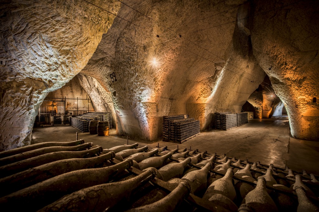 Caves de vieillissement de Veuve Clicquot