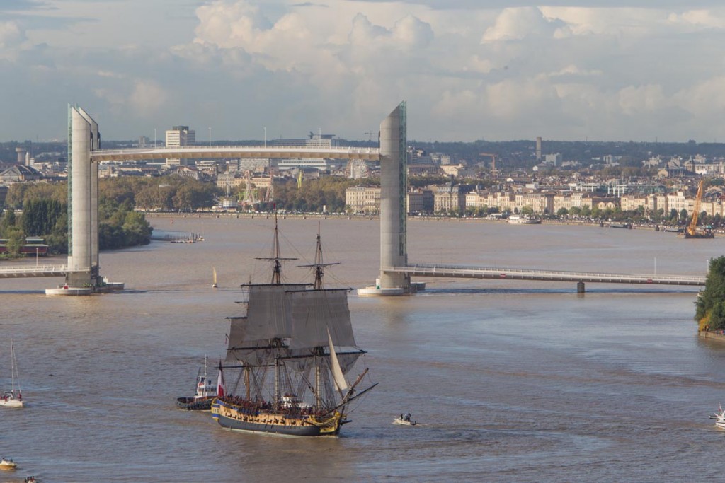 Sur la Garonne près du pont Chaban Delmas