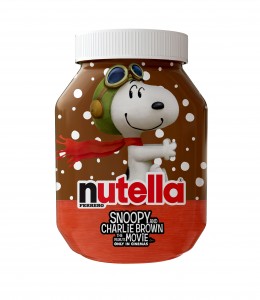 Nutella embelli par Snoopy