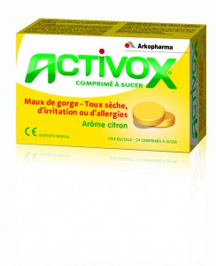 Activox au citron pour la gorge 