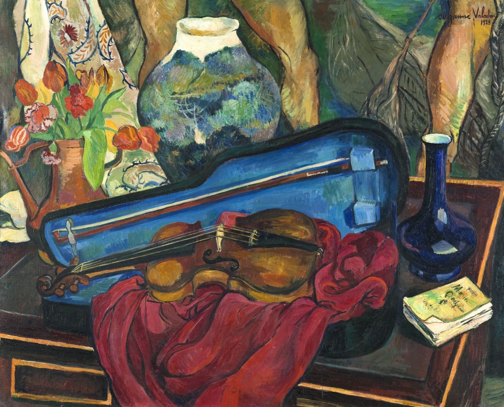 Suzanne Valadon : la boîte à violon. Huile sur toile de1923. 