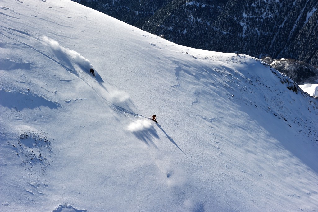 Beaucoup de possibilités de freeride