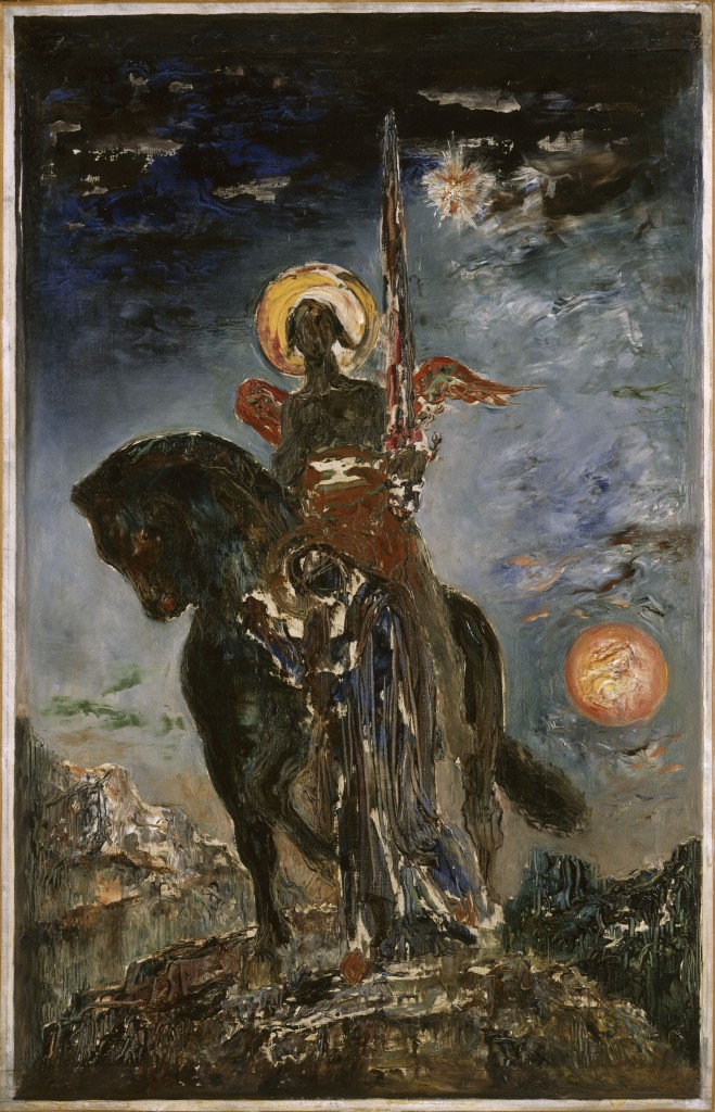 Gustave Moreau "La Parque et l'ange de la mort"