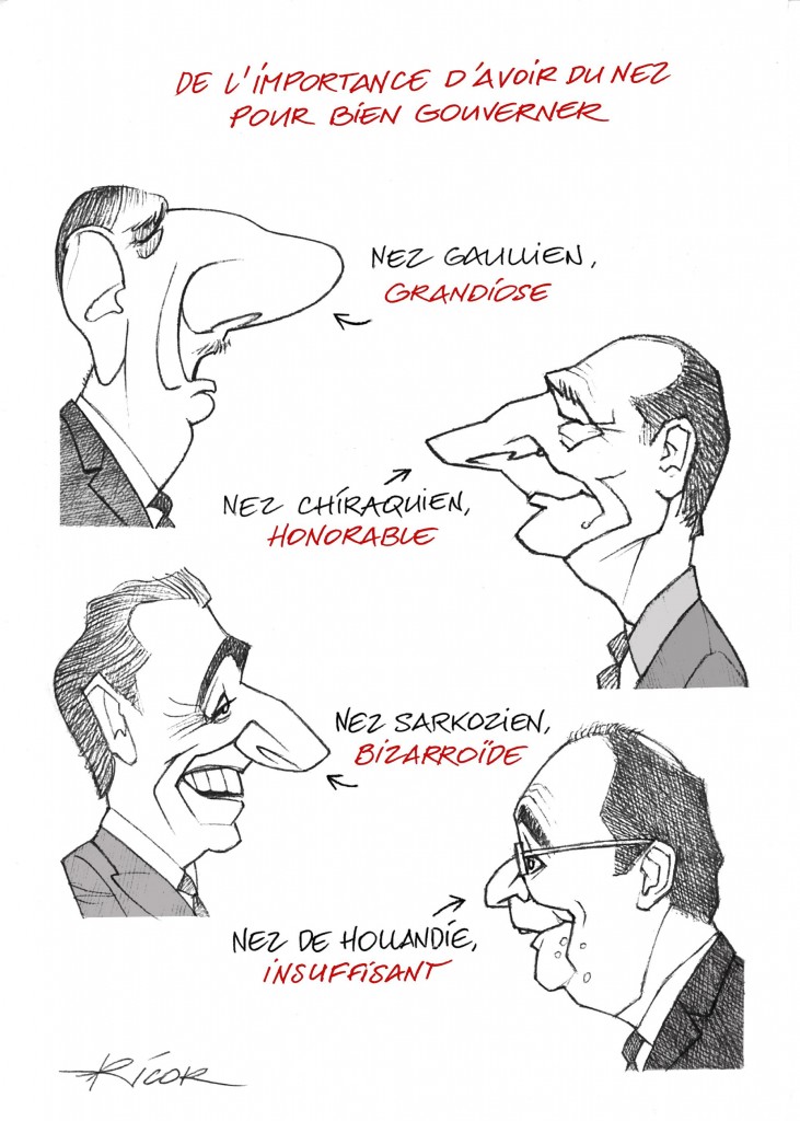 Dessins du nez de Ricor