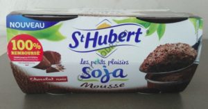 La 1 ère mousse de soja chez St Hubert