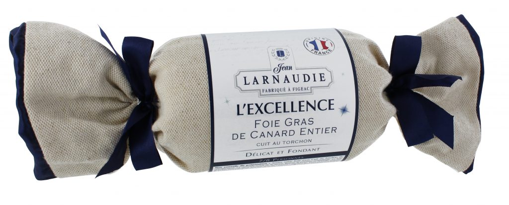 Larnaudie en torchon pour son foie gras premium