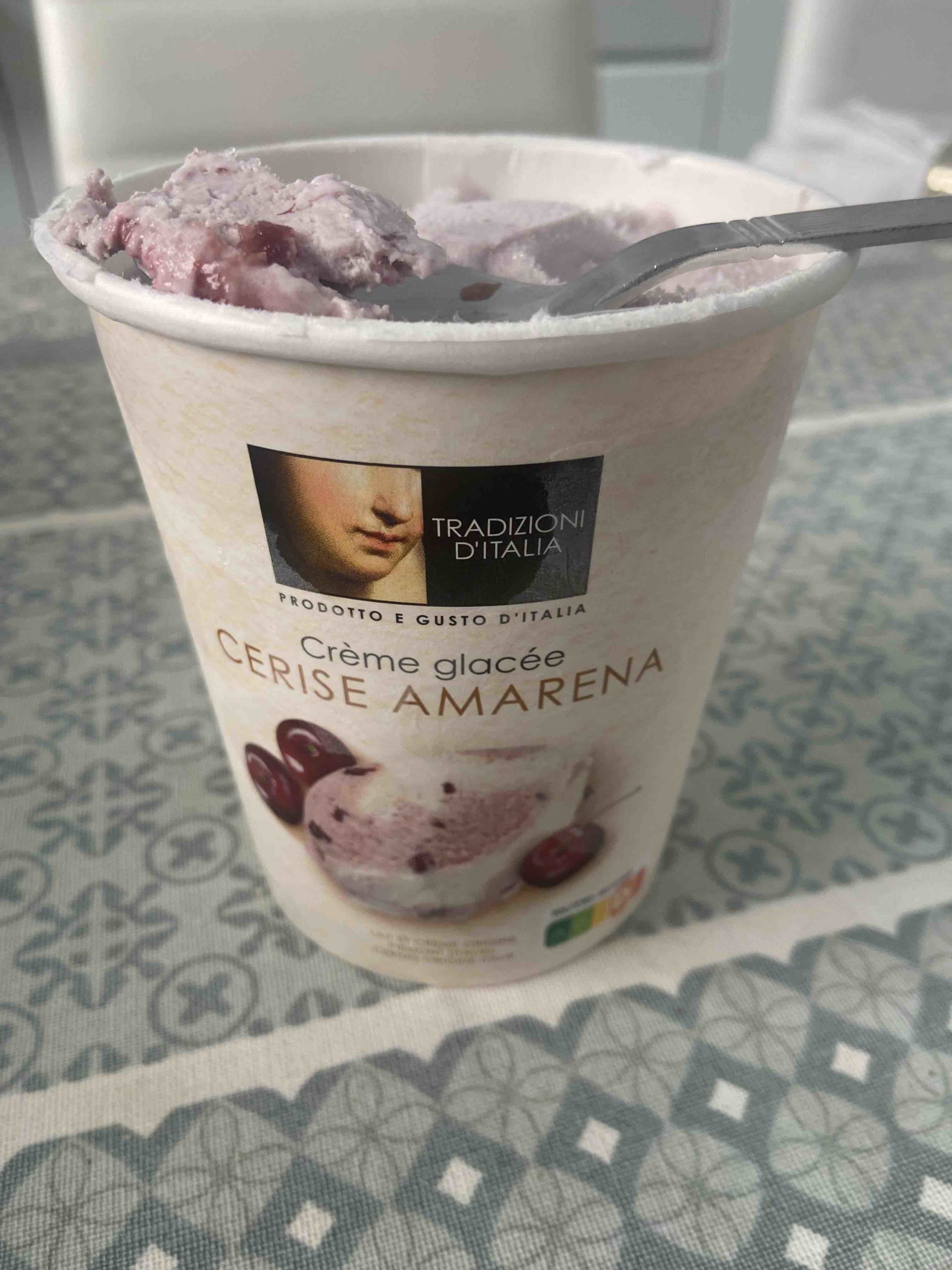 Crème glacée amarena 300 g - TRADIZIONI D'ITALIA au meilleur prix